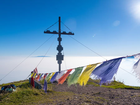 Sonnenaufgang, Gipfel, Berg, Wandern, Kurs, ÖTK